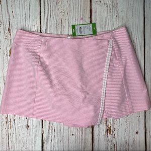 Lilly Pulitzer Izzy Skort in Fancy Seersucker
